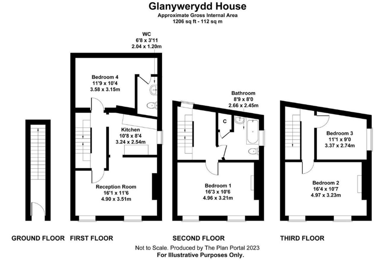 Luxury 4 Bedroom Seaside Apartment - Glan Y Werydd House 바머스 외부 사진